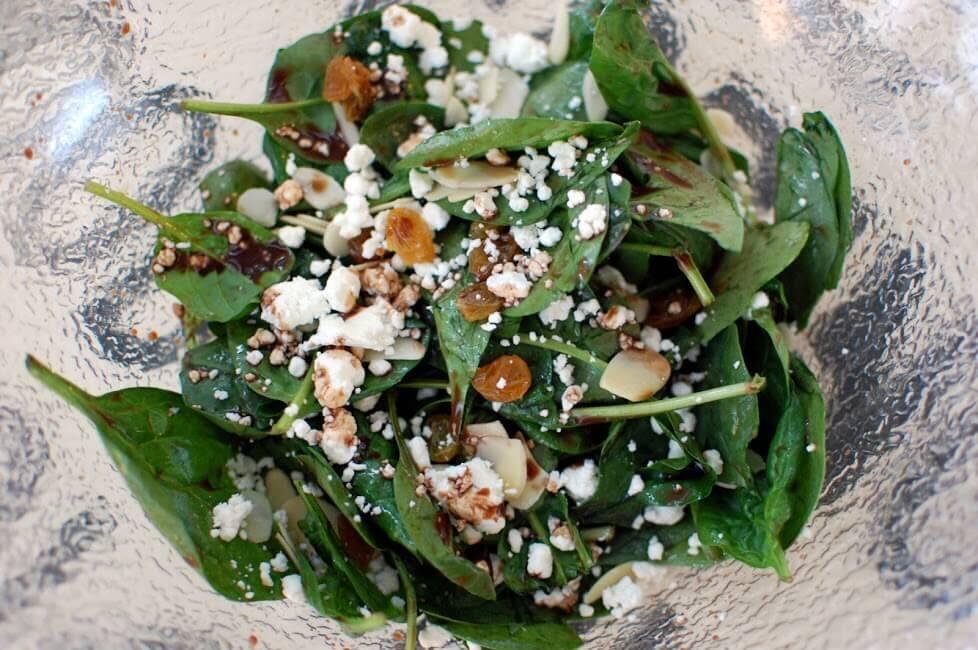 Spinach & Goat Cheese Salad Spinach & Goat Cheese Salad