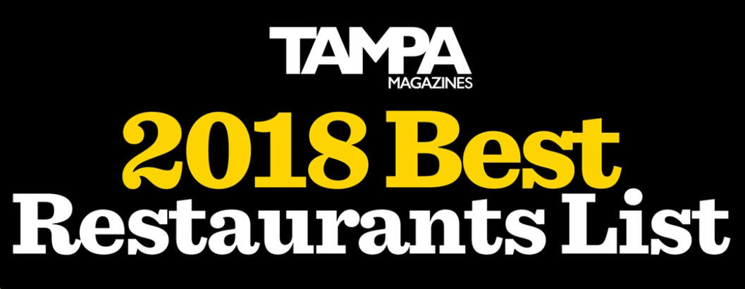 Tampa Magazines 2018 Best Restaurants List